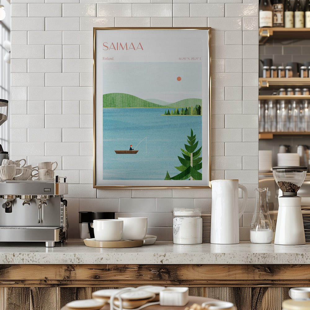 Lake Saimaa, Finland Poster och Canvastavla