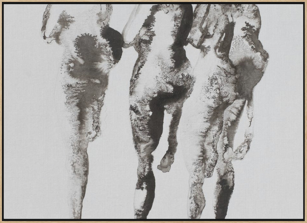 Four Figures (nach Muybridge) Enhanced Sr Poster och Canvastavla