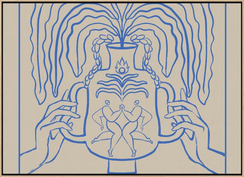 Vessel Collection : We Meet Again (LineArt) Poster och Canvastavla