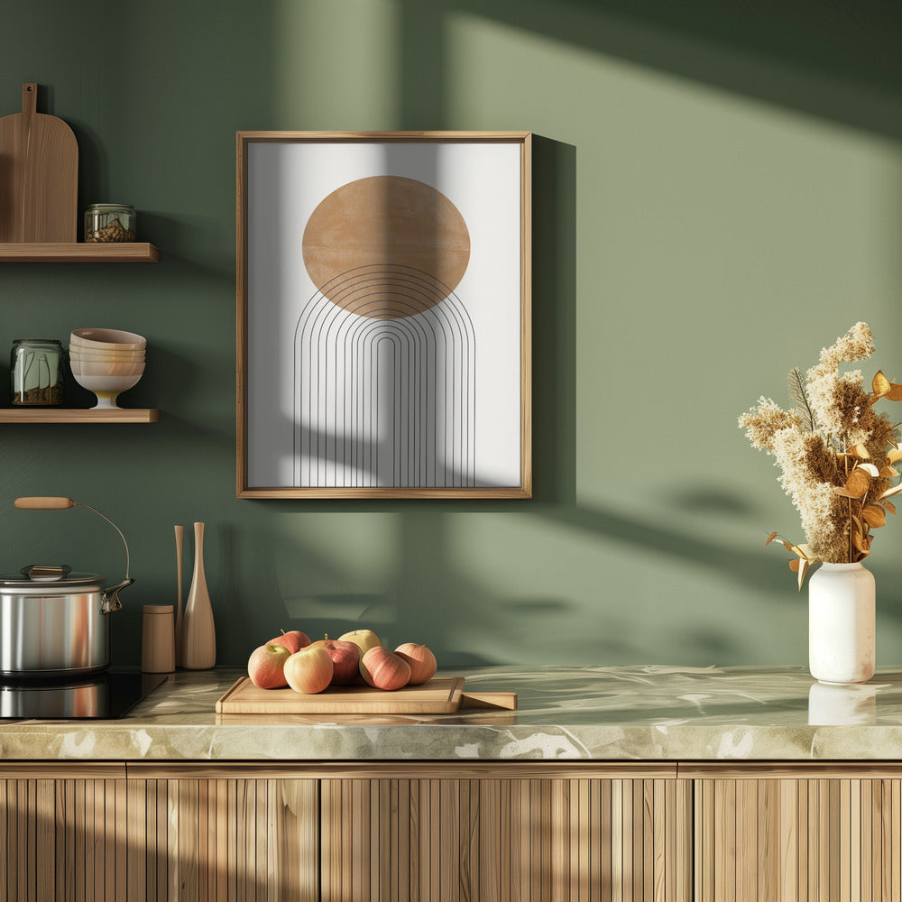 Abstract Flow No2. Poster och Canvastavla