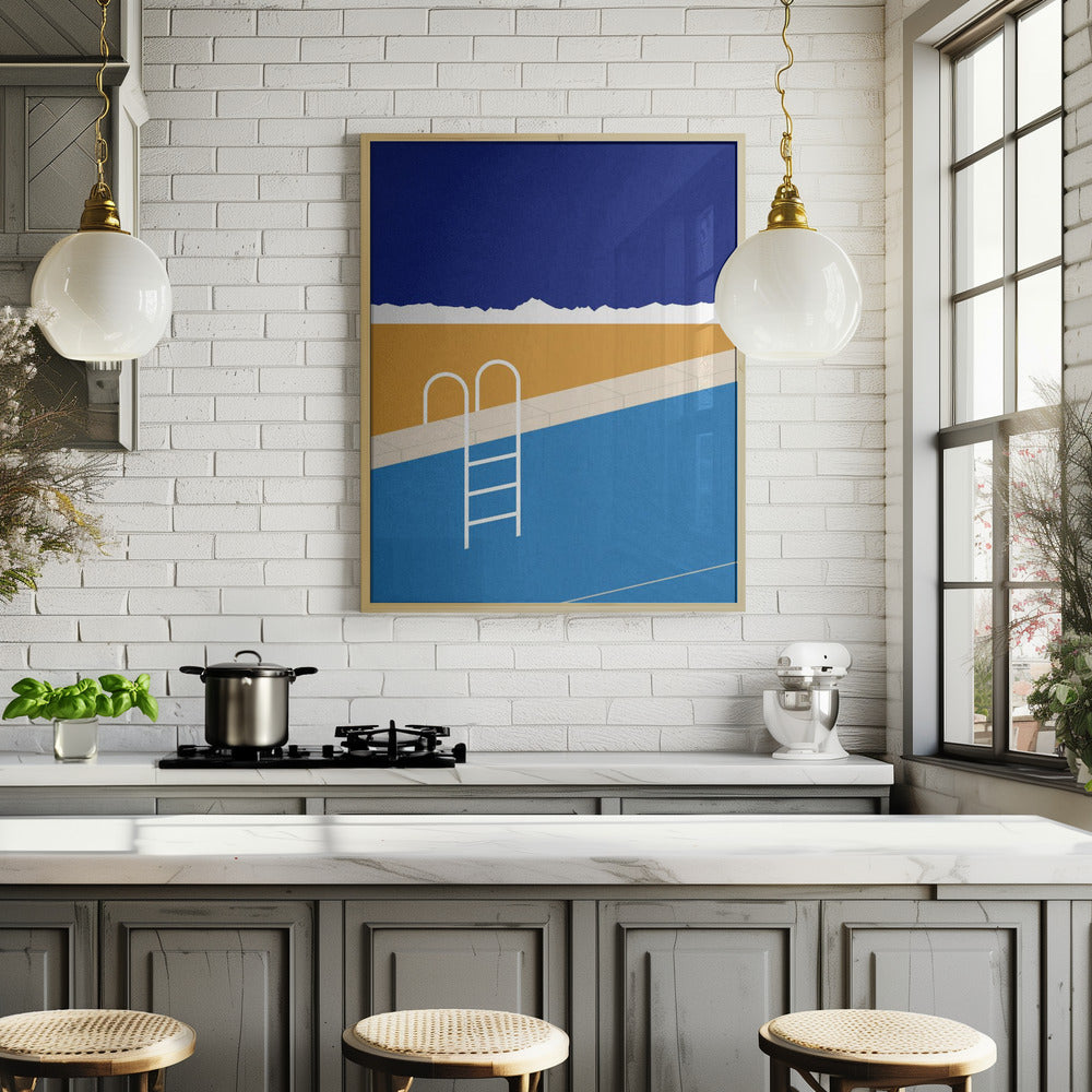 Desert Pool Poster och Canvastavla