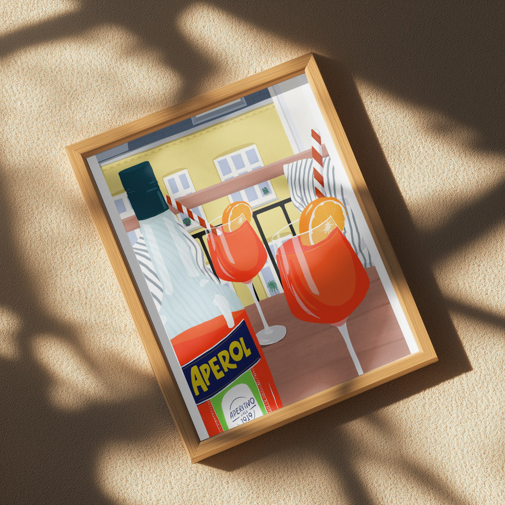 Balcony "Hygge" Poster och Canvastavla