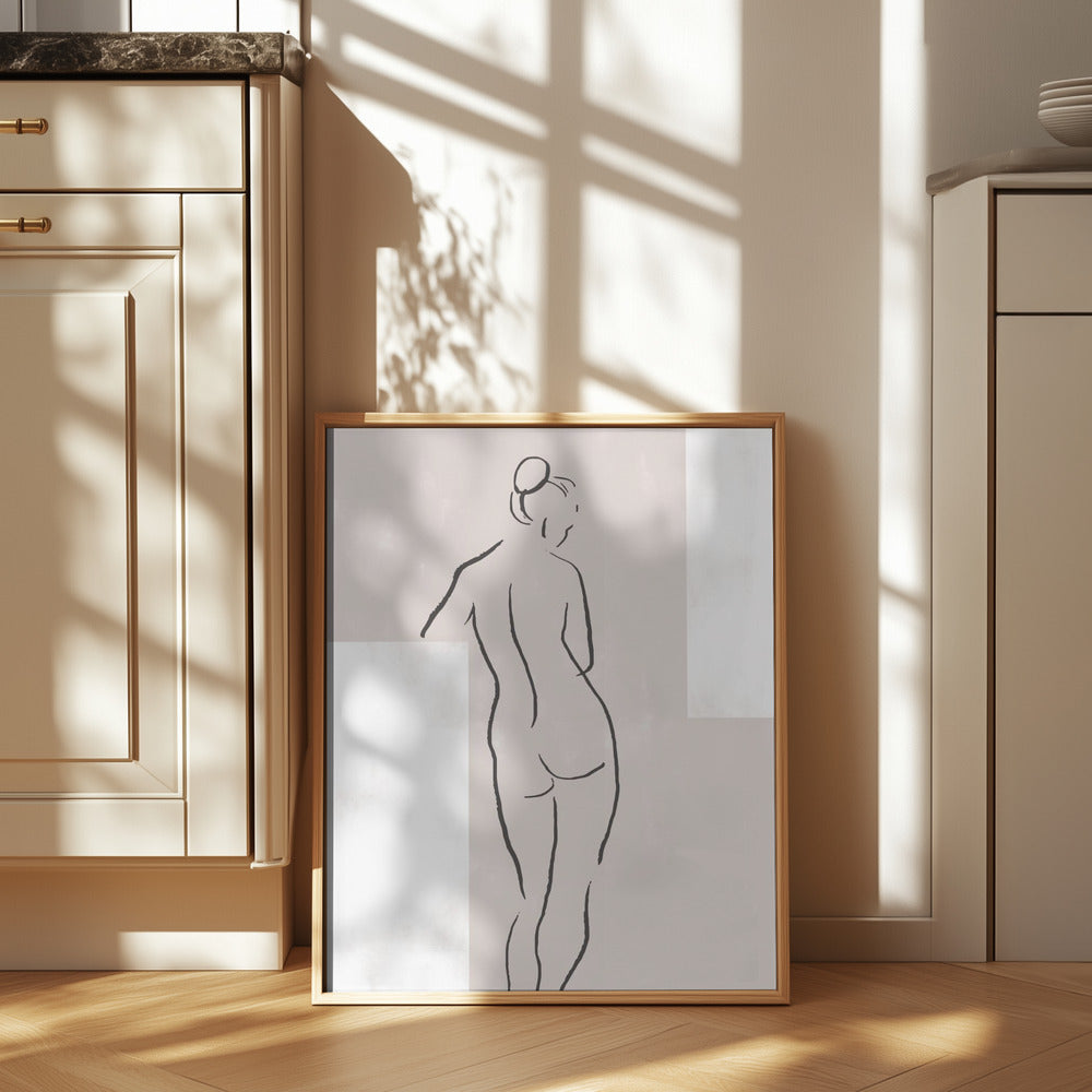 Woman in Studio Poster och Canvastavla