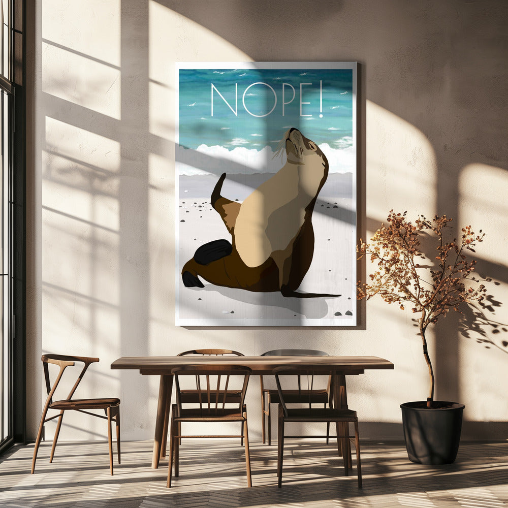 Nope! Poster och Canvastavla