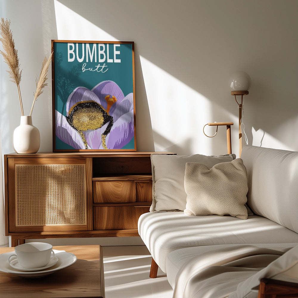 Bumble Butt Poster och Canvastavla