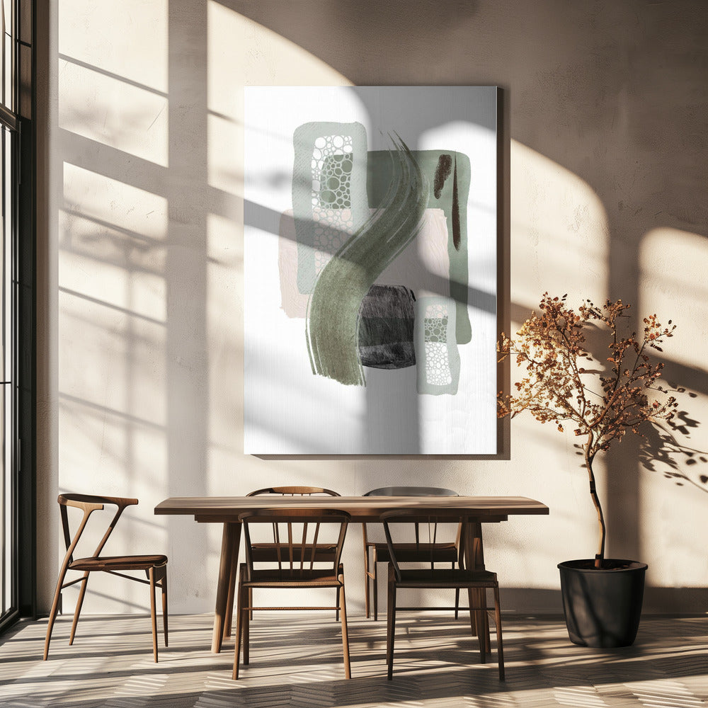 Shadows of Emerald-3 Poster och Canvastavla