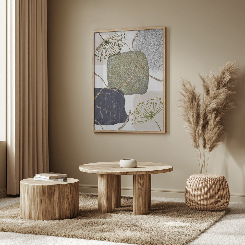 Green-Grey-2 Poster och Canvastavla