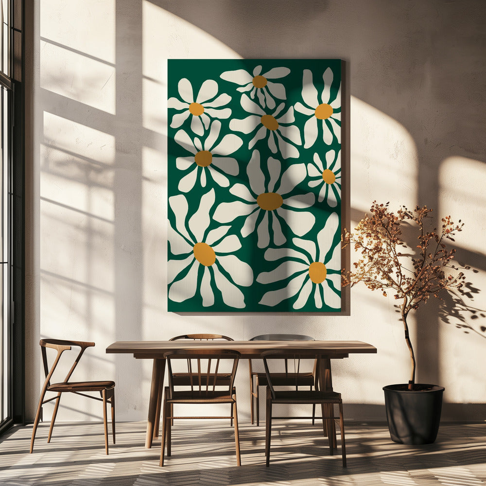 Happy Flora Poster och Canvastavla