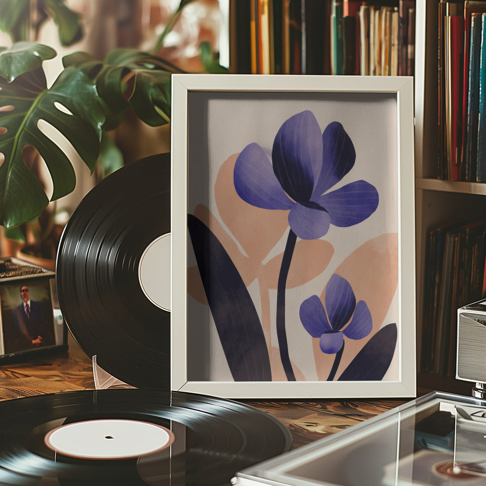 Purple Beauty No 2 Poster och Canvastavla