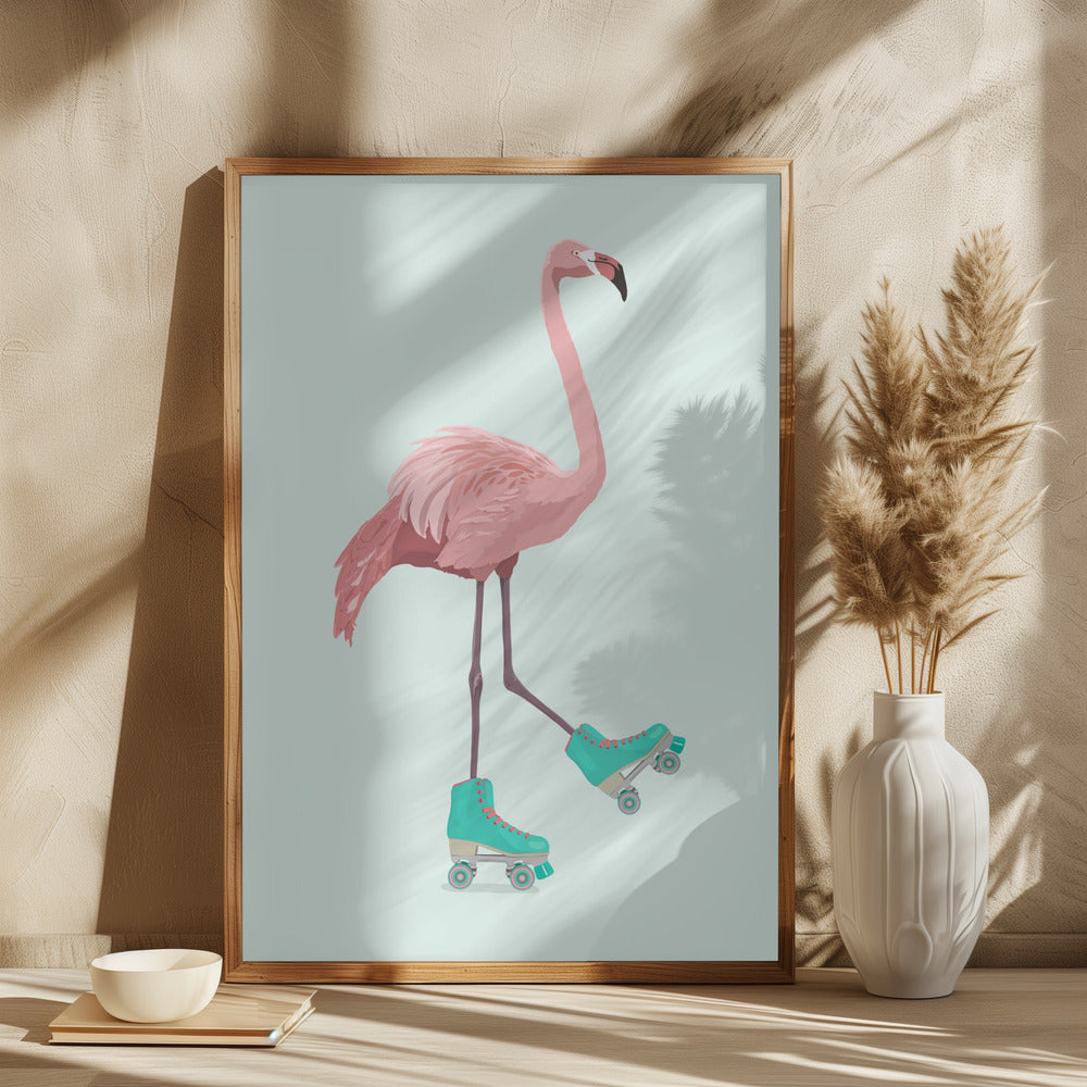 Flamingogo Poster och Canvastavla