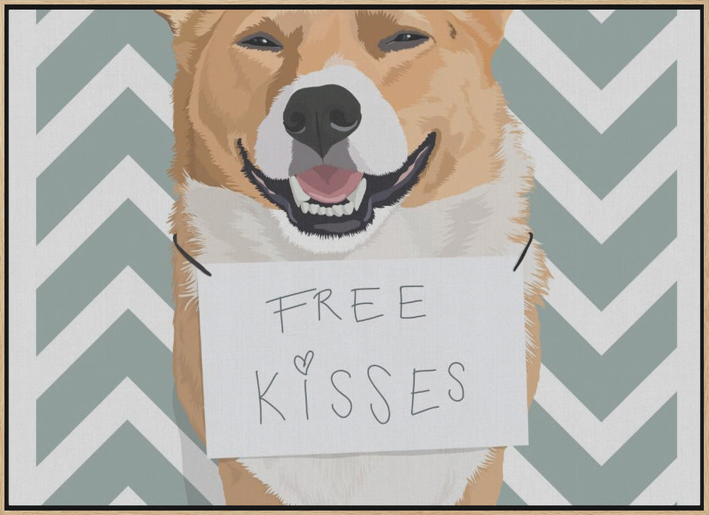 Free Kisses Poster och Canvastavla