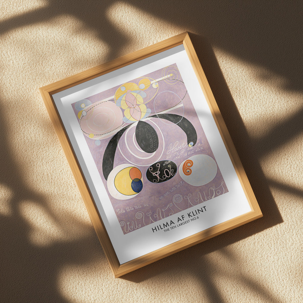 The Ten Largest No.6 Poster Poster och Canvastavla