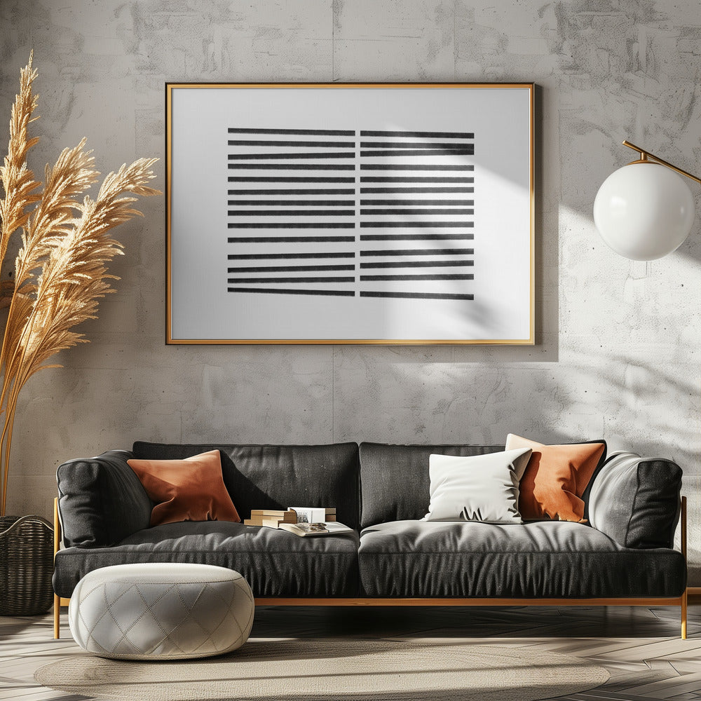 Calming Lines No 2 Poster och Canvastavla