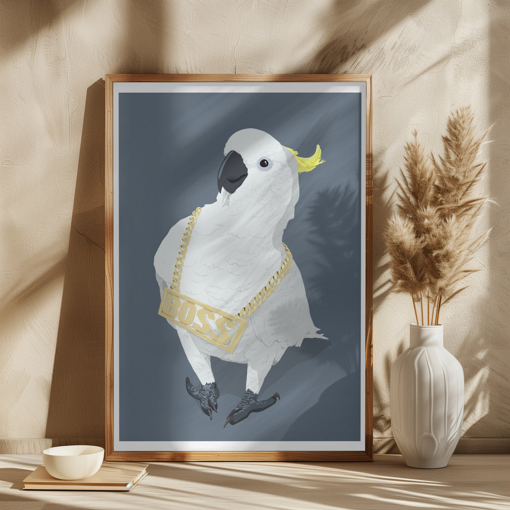 Swag Parrot Poster och Canvastavla