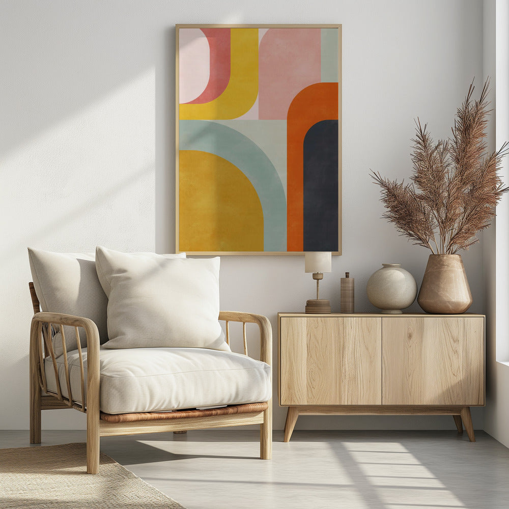 Friendly Colors2 Poster och Canvastavla