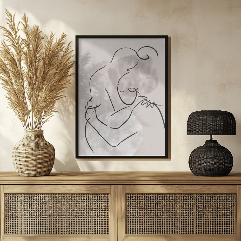 The Hug Poster och Canvastavla