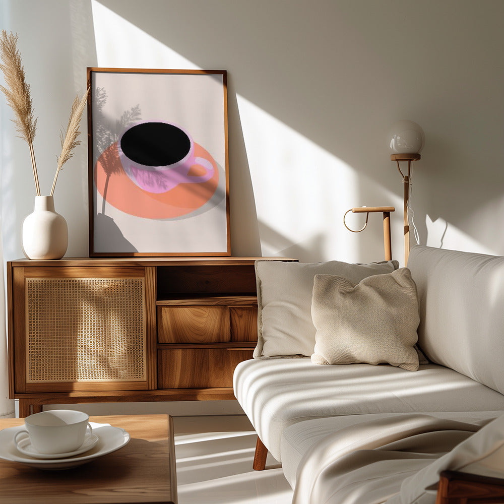 More Espresso Less Depresso Poster och Canvastavla