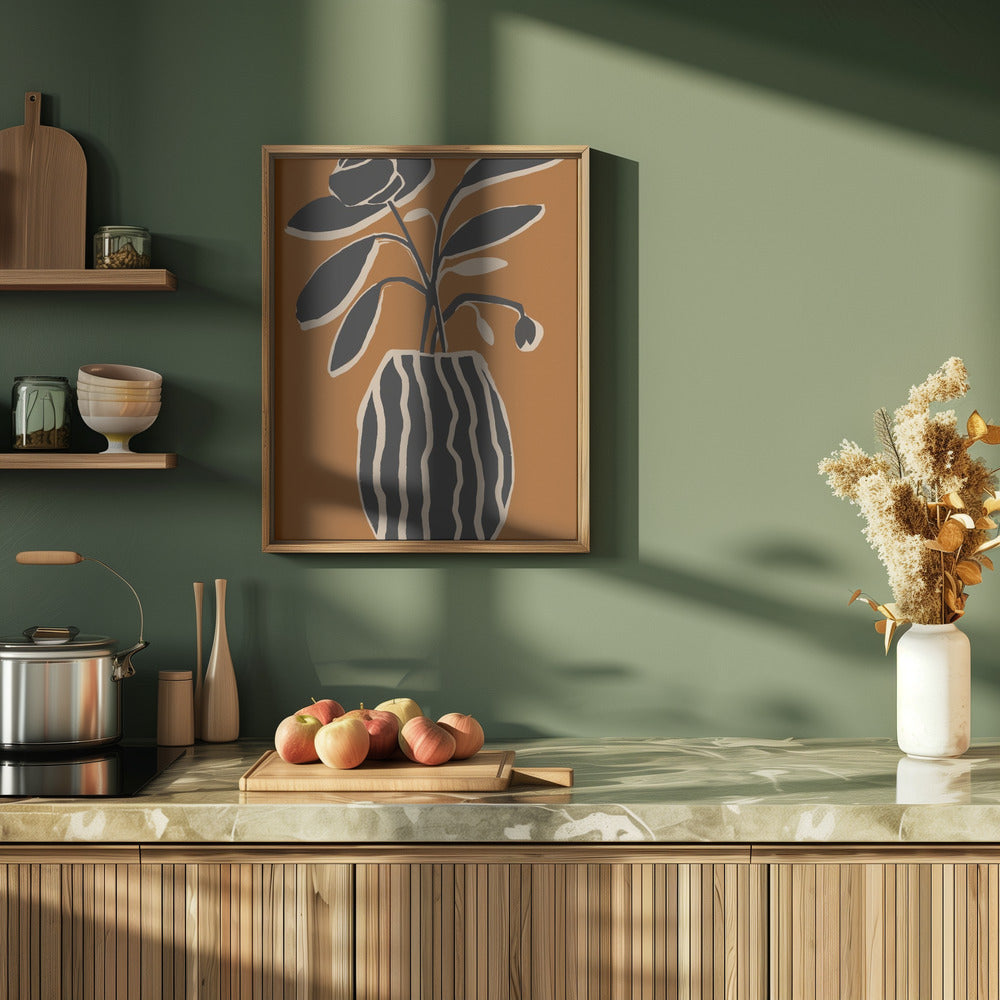 Ochre Still Life No 5 Poster och Canvastavla