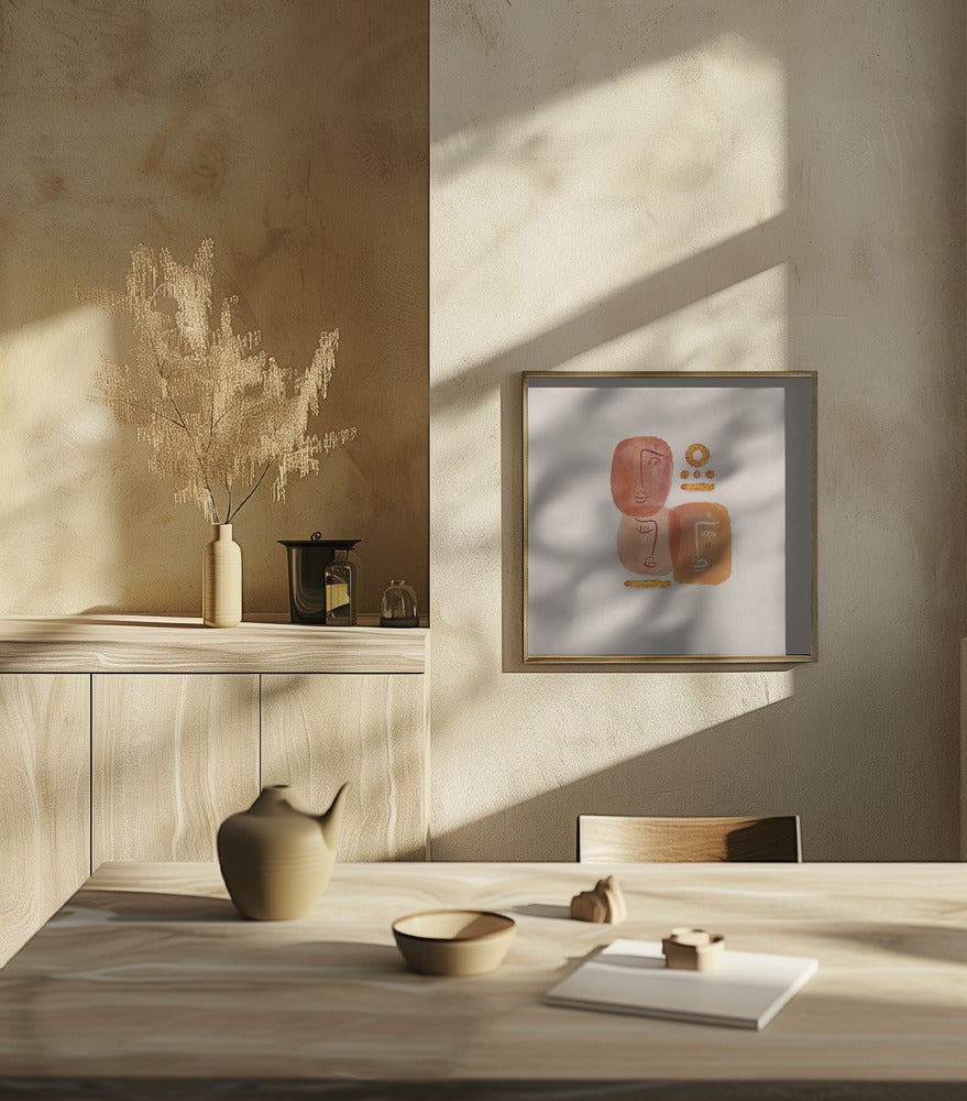 3heads 2 Poster och Canvastavla