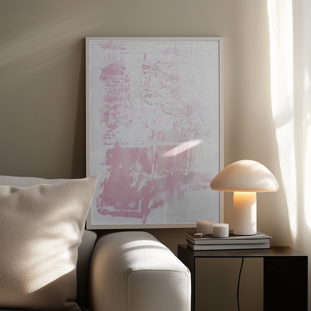 Pink abstract Poster och Canvastavla