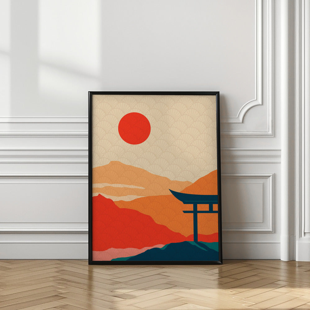 Sunset Delight Poster och Canvastavla