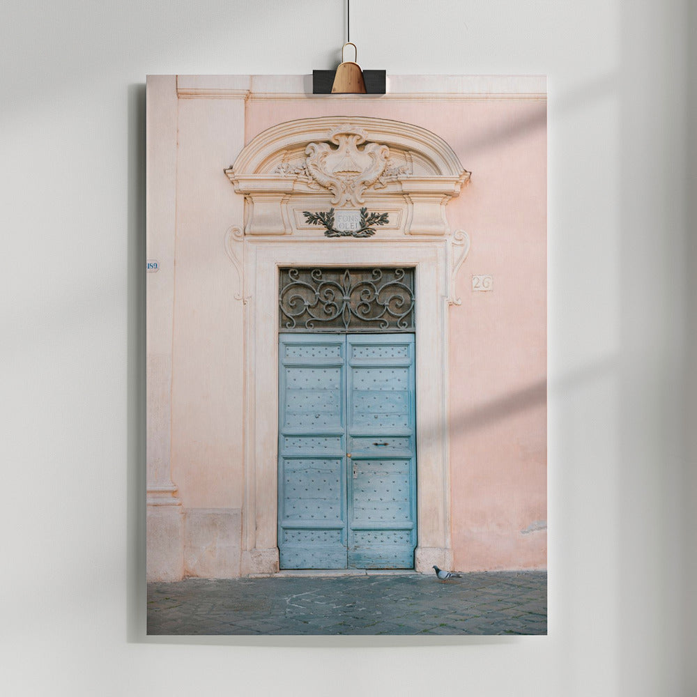 Pastel Trastevere - Rome Italy travel photography Poster och Canvastavla