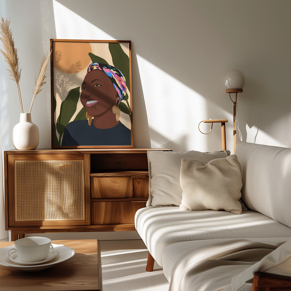 Sunny smile Poster och Canvastavla