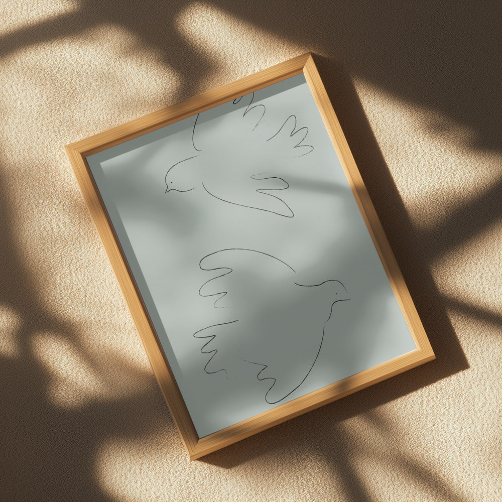 DOVES Green Poster och Canvastavla