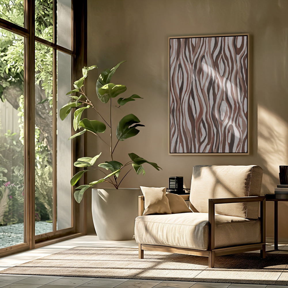 Pastel Tiger Poster och Canvastavla