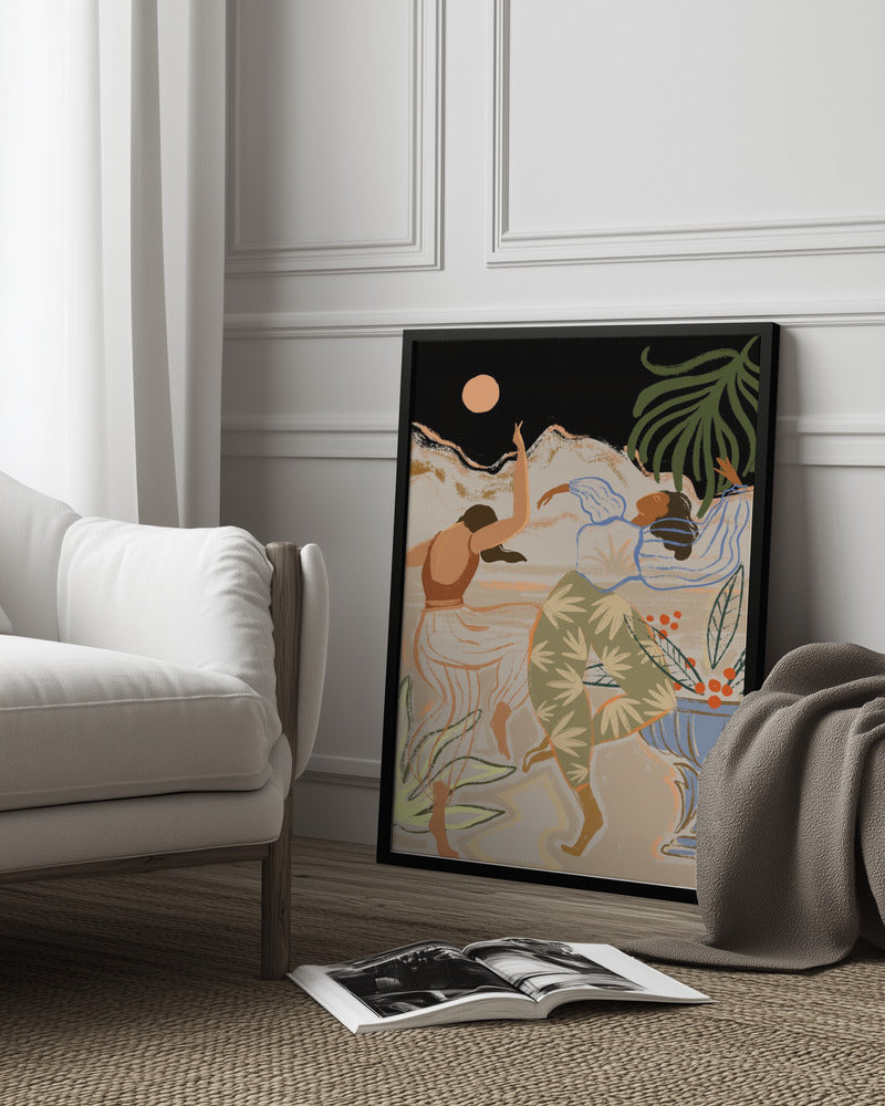 Moonlightdance Poster och Canvastavla