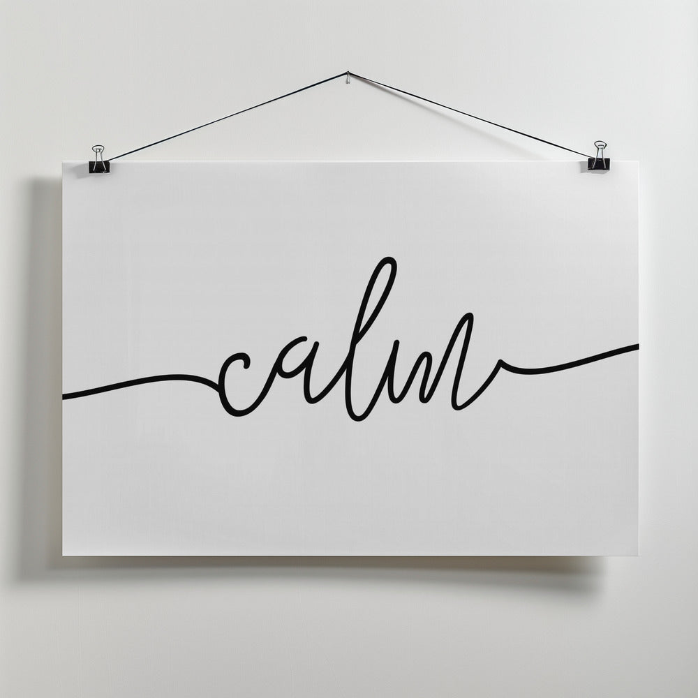 Calm Poster och Canvastavla