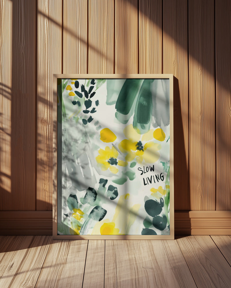 Slowliving Poster och Canvastavla