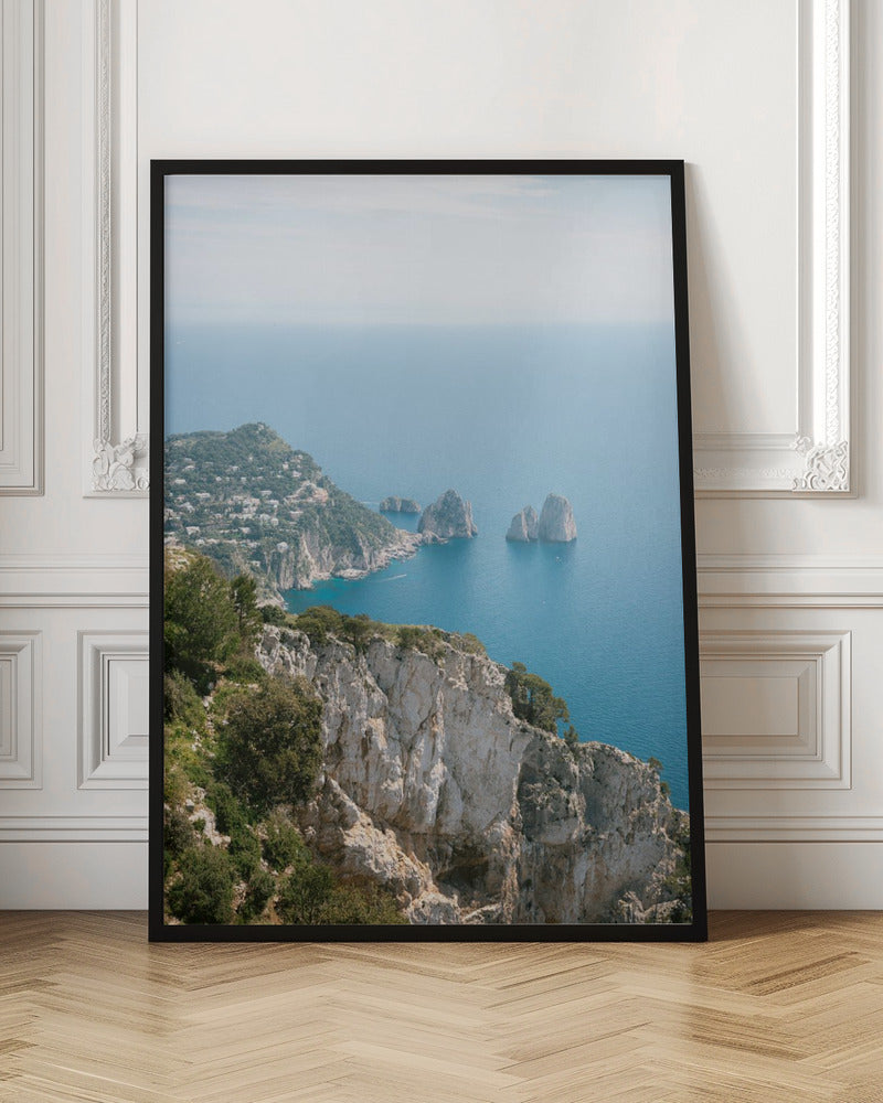 Coast of Capri Italy Poster och Canvastavla