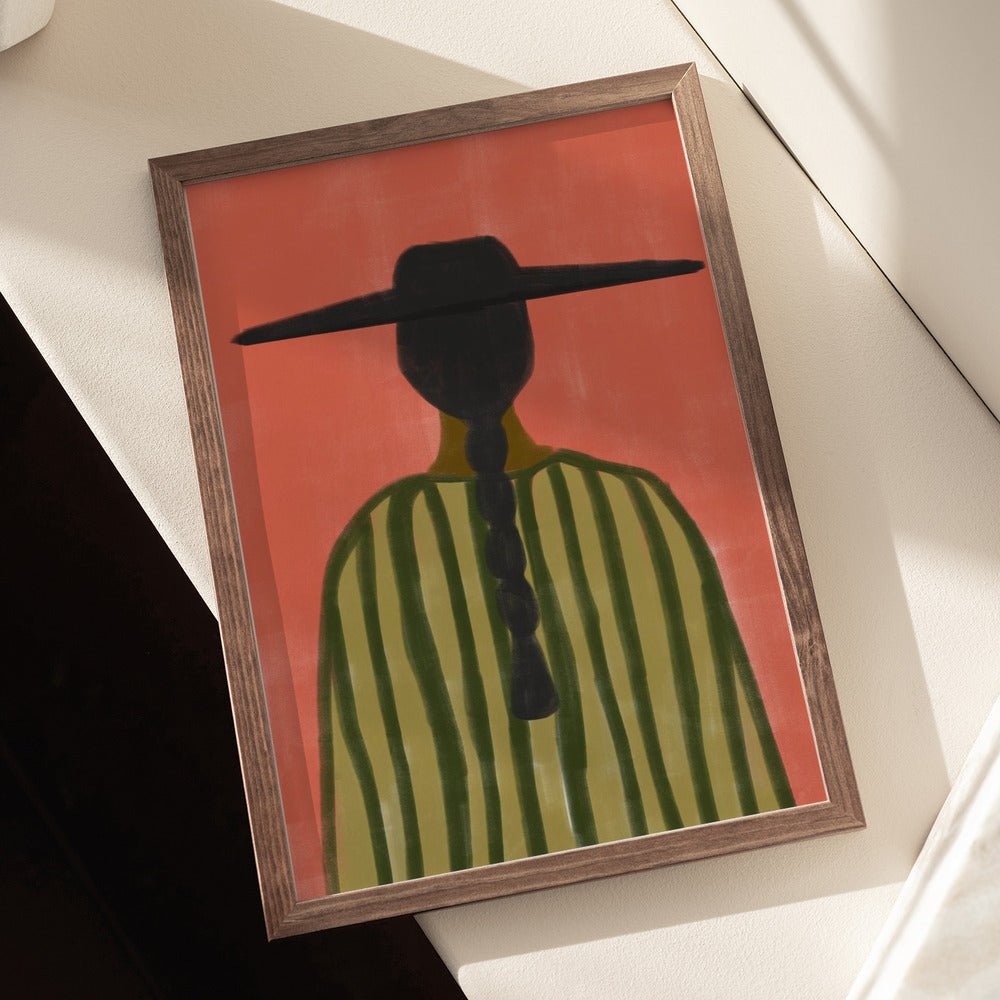 Southwester Woman No.2 Poster och Canvastavla