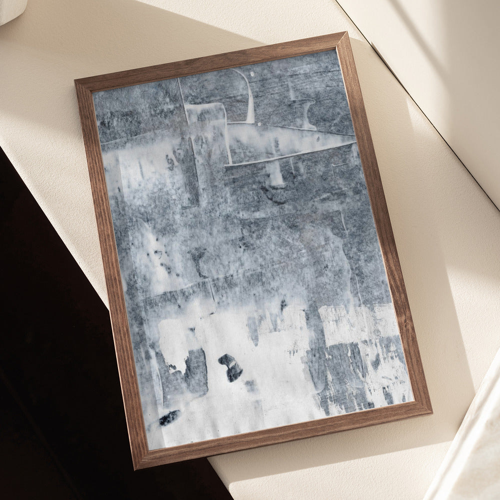 Concrete structure 12 Abstract painting mural Poster och Canvastavla