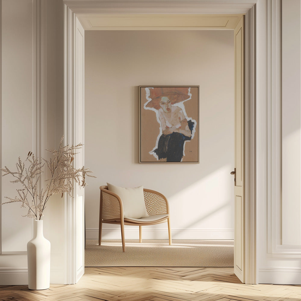 Die Hämische 1910 Poster och Canvastavla