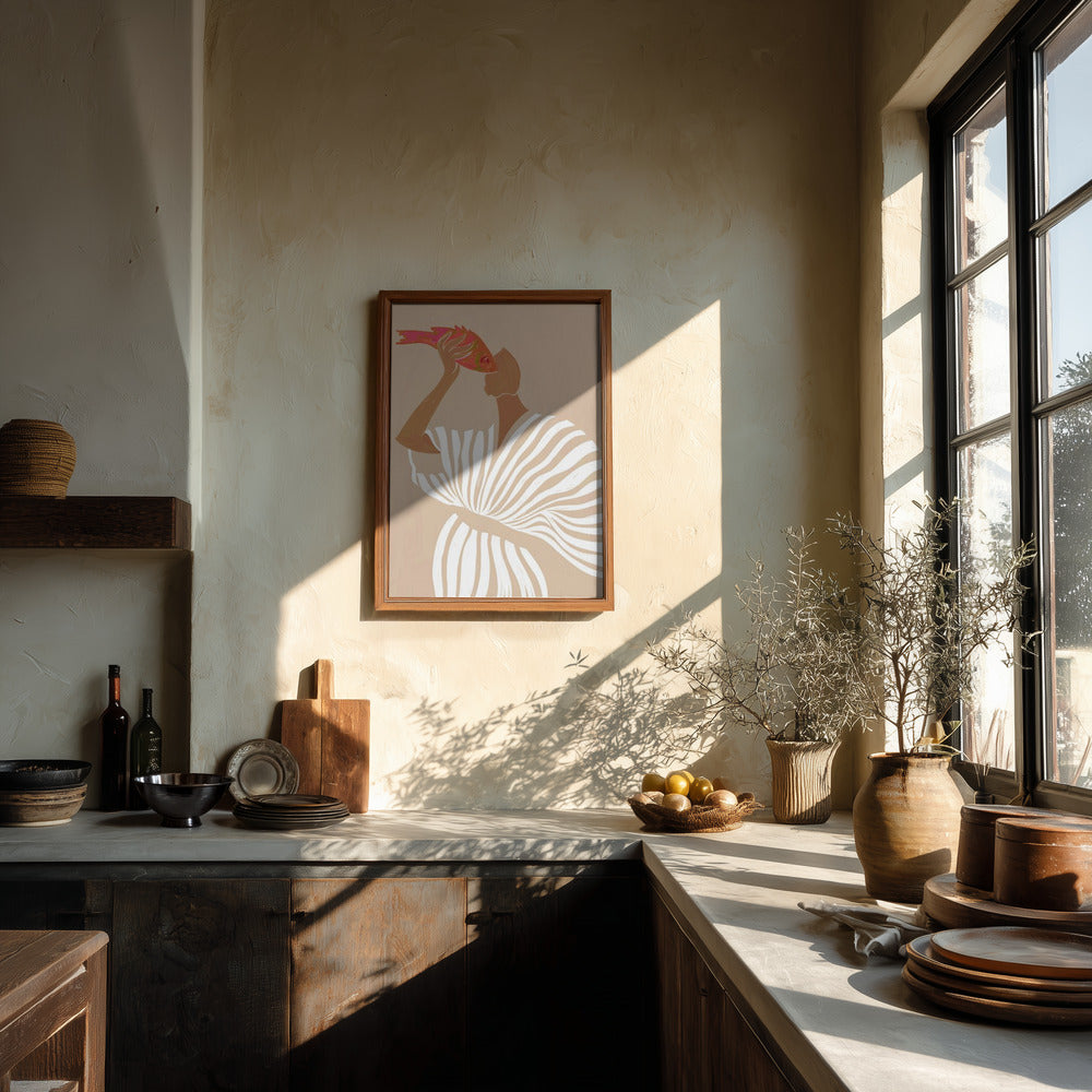 Fish Eye Paradox Poster och Canvastavla