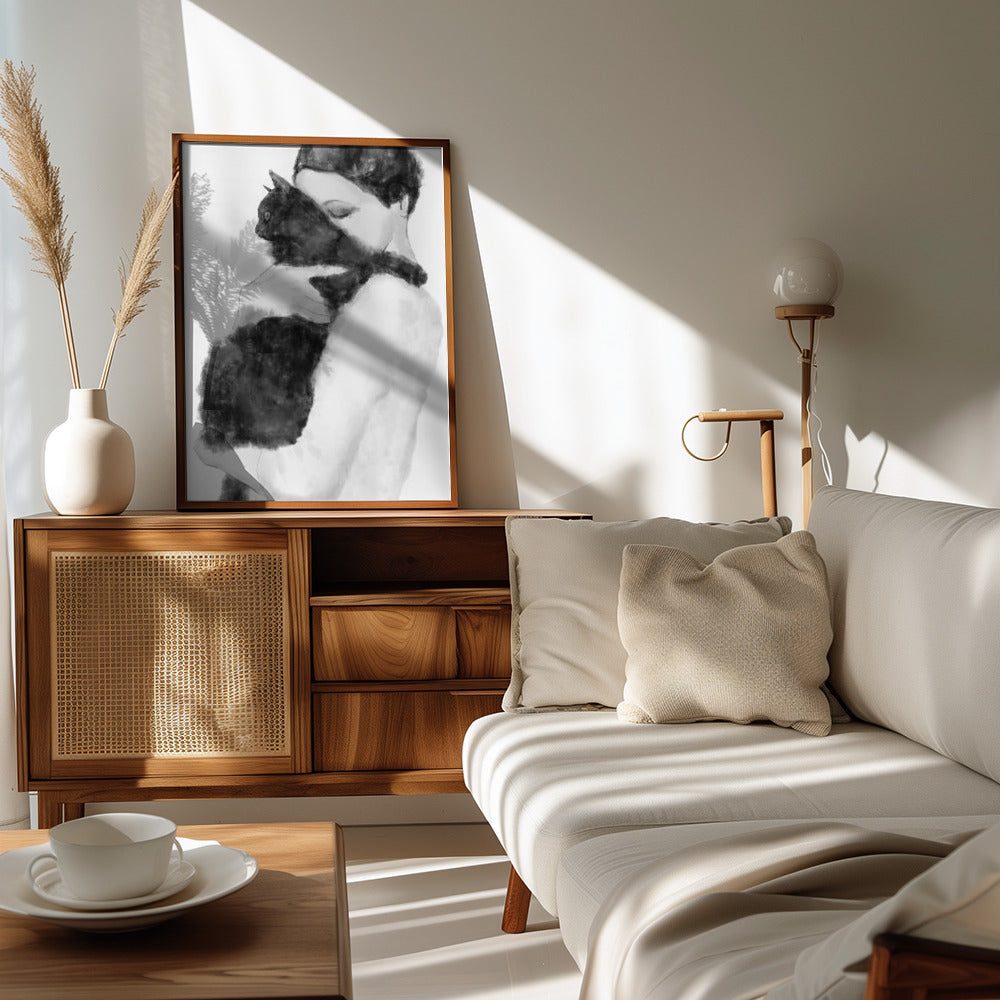 Cat Lover Poster och Canvastavla