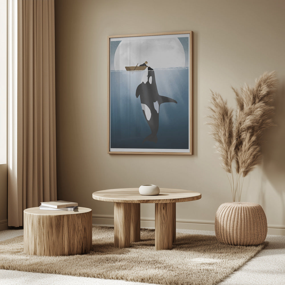 Orca Poster och Canvastavla