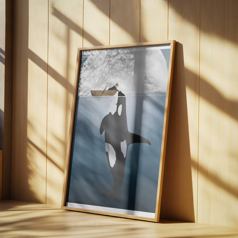 Orca Poster och Canvastavla