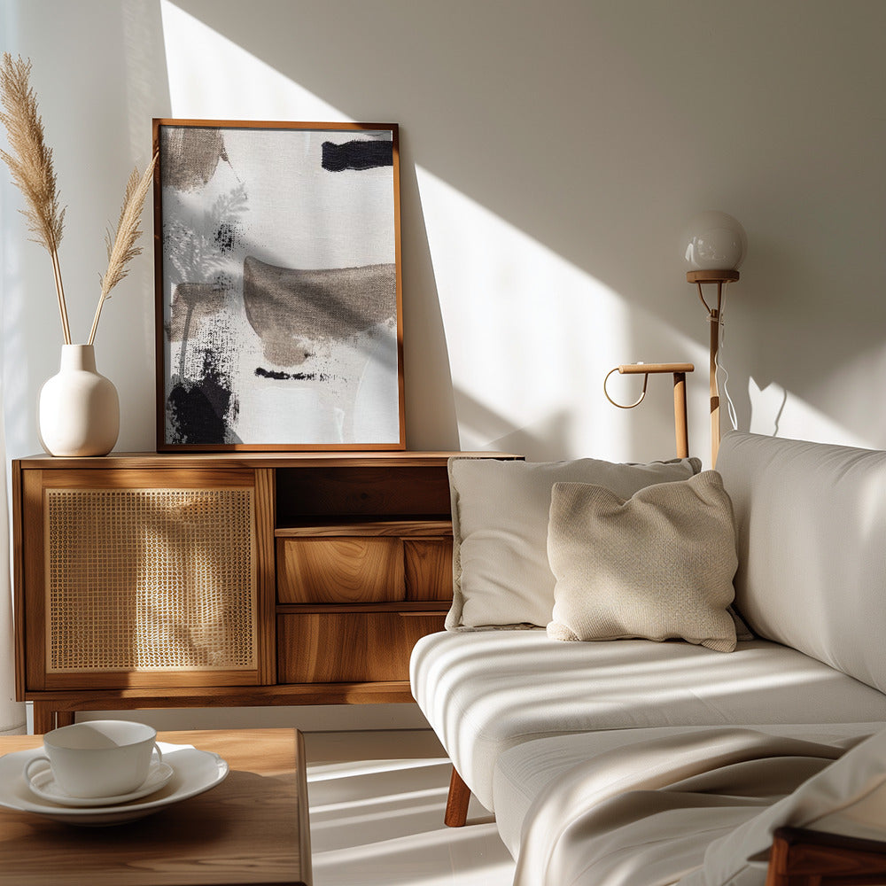 Abstract Swipes No 2 Poster och Canvastavla