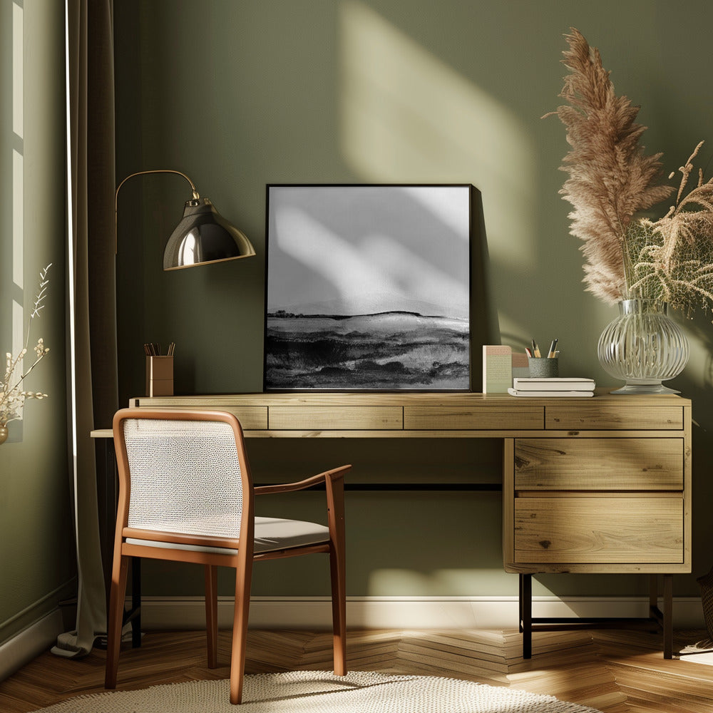 Mono Landscape No1 Poster och Canvastavla