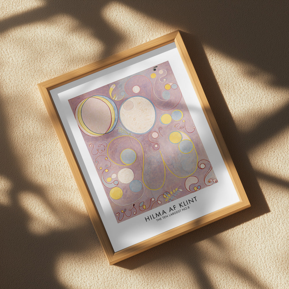 The Ten Largest No.8 Poster Poster och Canvastavla