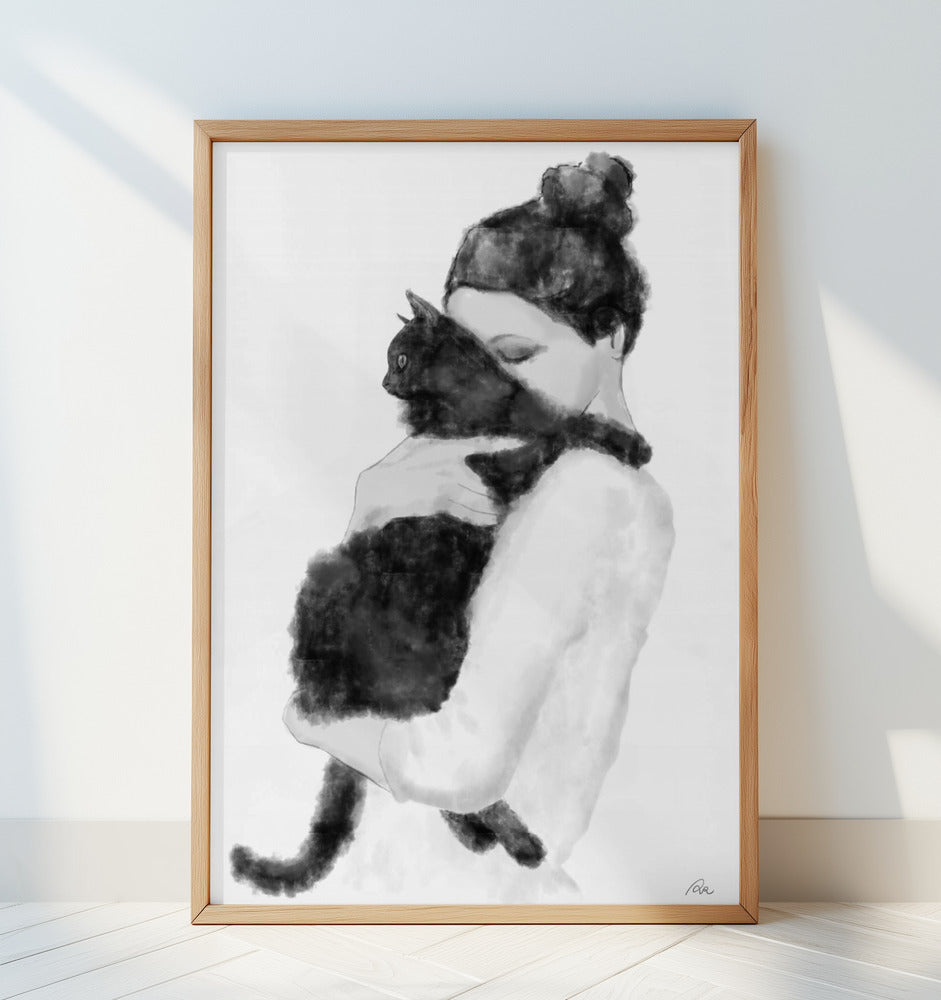 Cat Lover Poster och Canvastavla