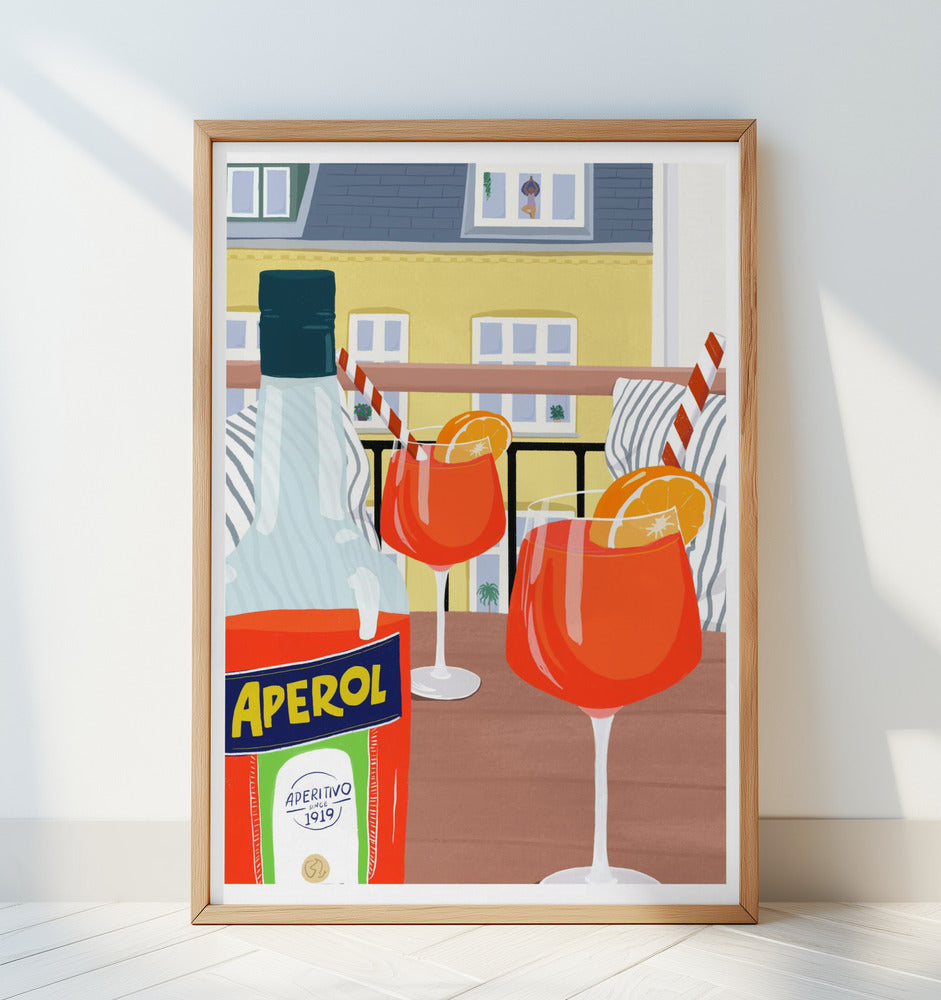 Balcony "Hygge" Poster och Canvastavla