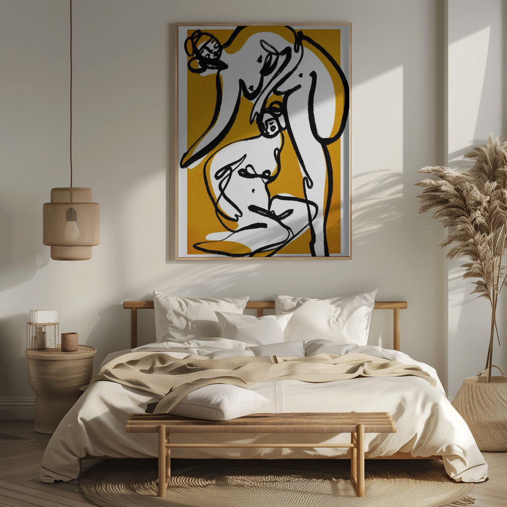 The Female Dancers Poster och Canvastavla