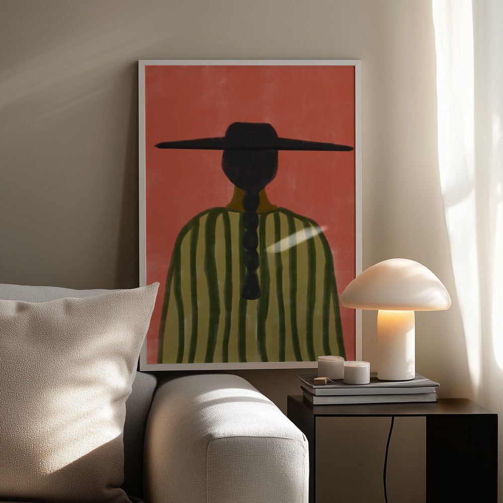 Southwester Woman No.2 Poster och Canvastavla