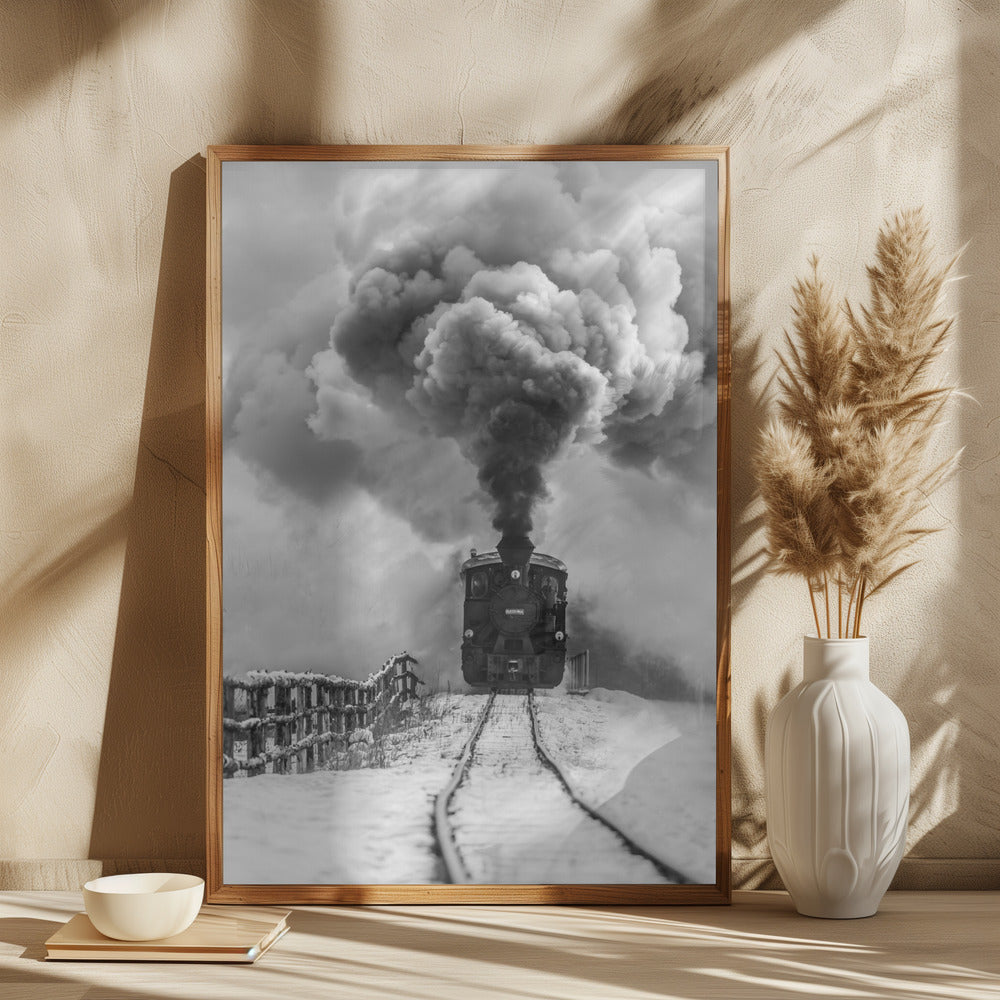 Old train Poster och Canvastavla