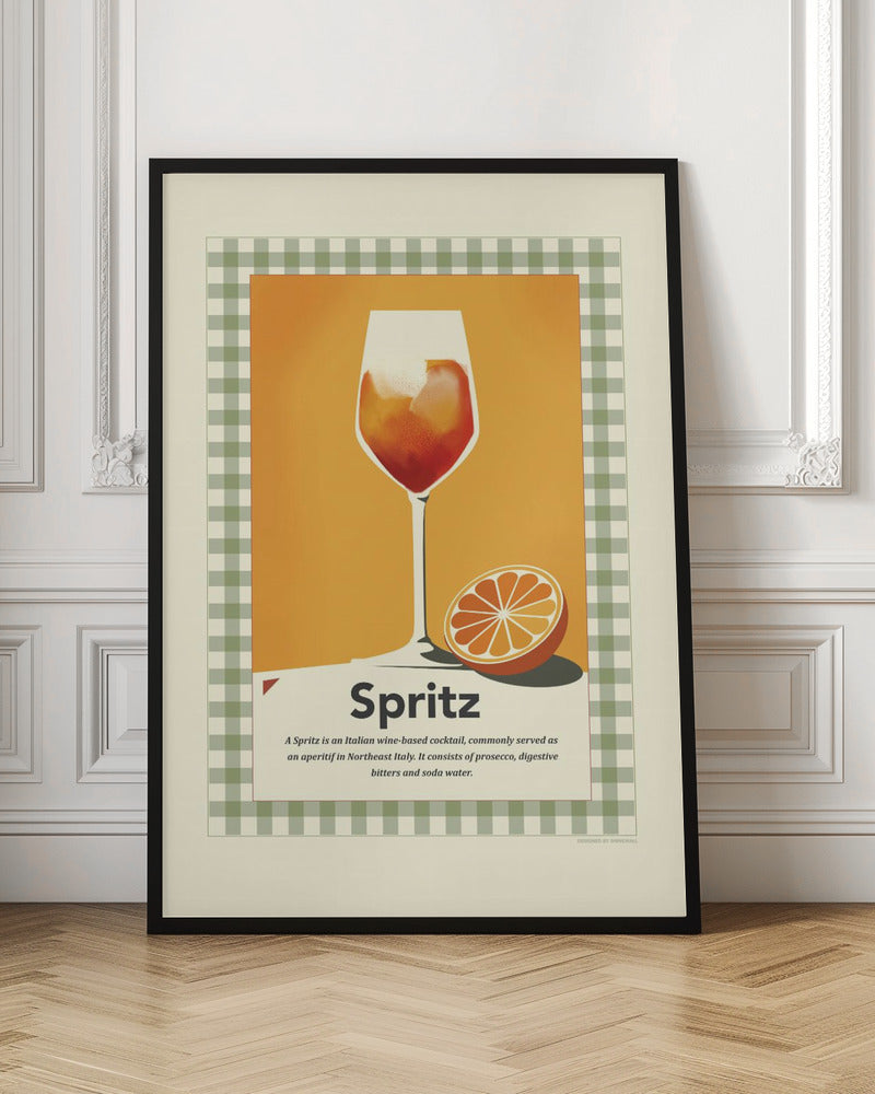 Spritz retro print Poster och Canvastavla