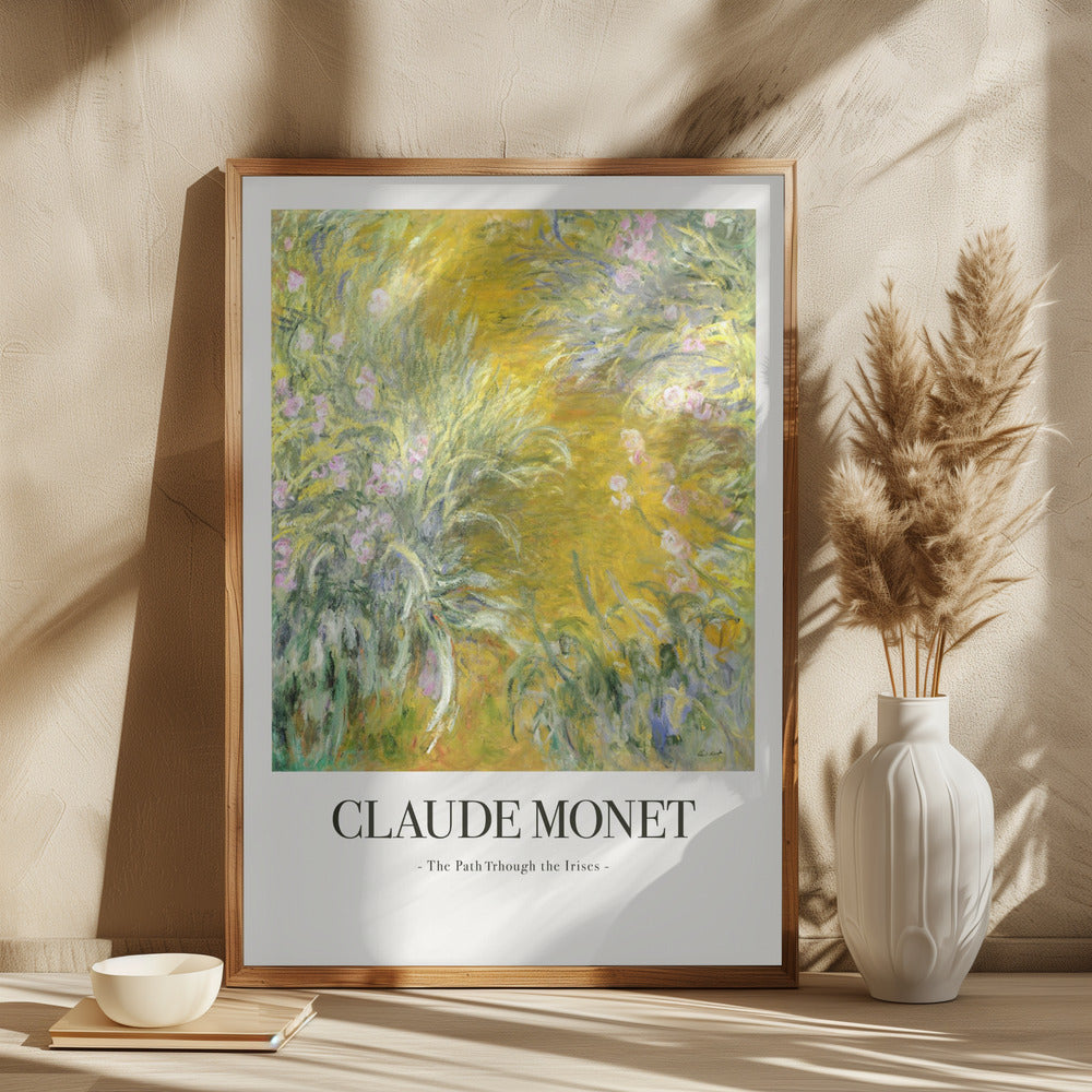 The Path Through The Irises Poster och Canvastavla